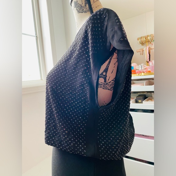 VERY PRETTY LBD LITTLE BLACK DRESS WITH BEADS - Picture 7 of 7